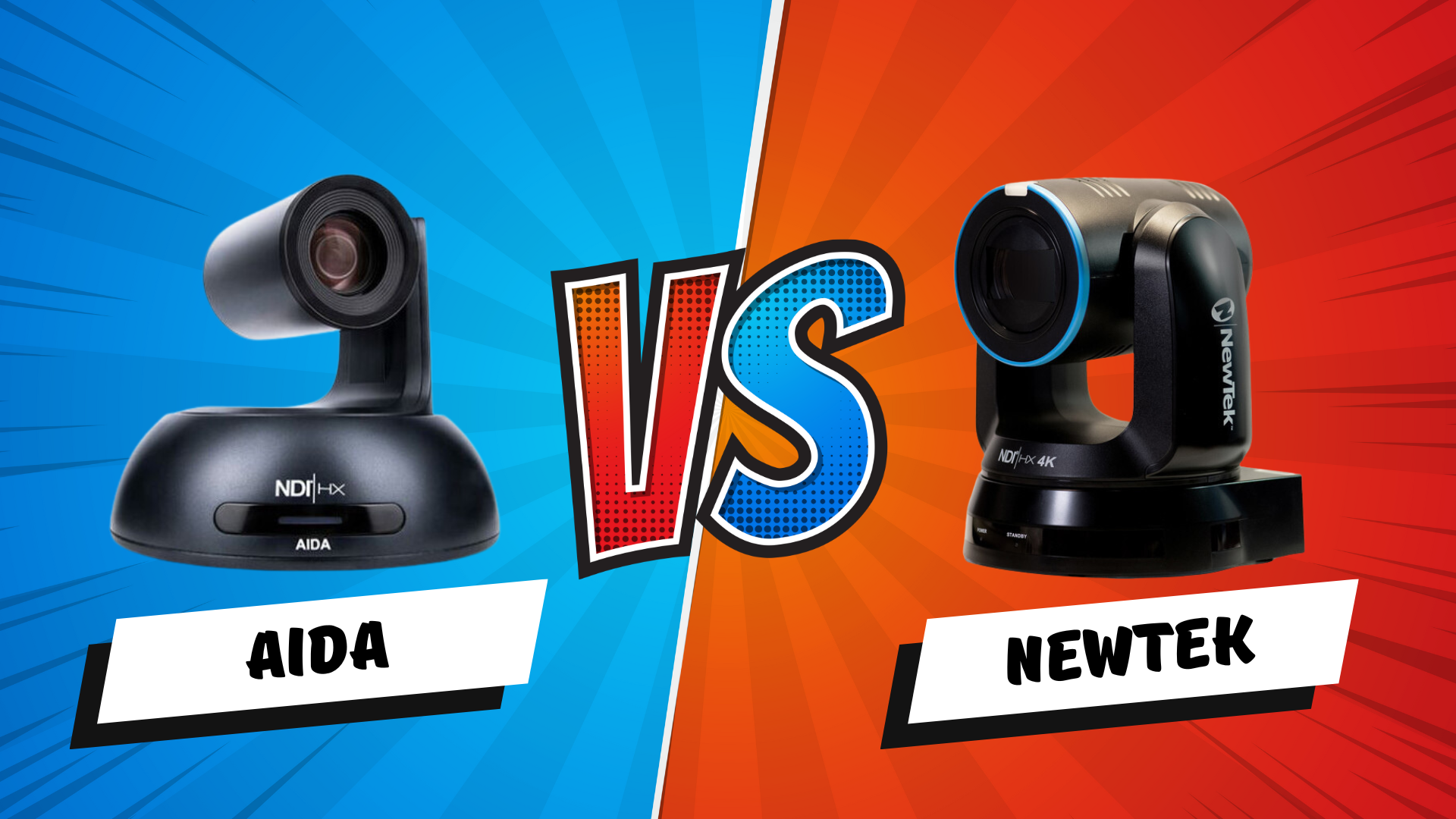 A Tale of Two PTZ Cameras: Newtek UHDPTX and Aida PTZ-NDI-X18B in Action