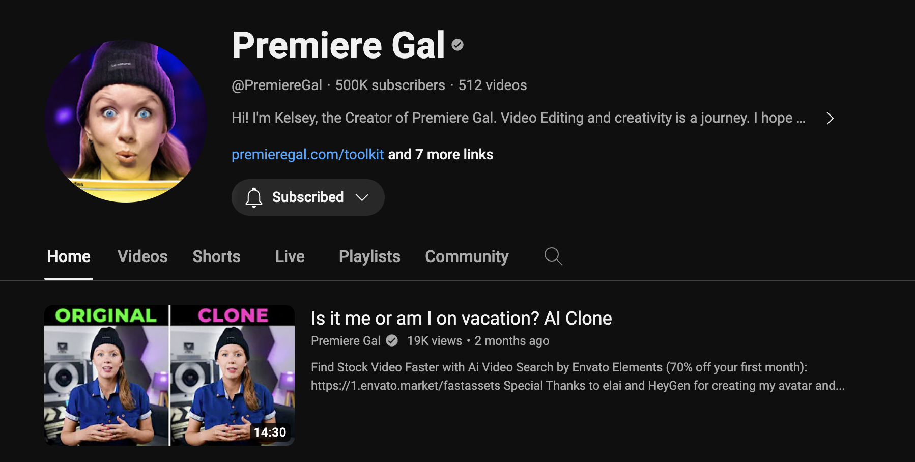 Premiere Gal: Next-Gen Video Editing: Exploring AI’s Role in Student Filmmaking